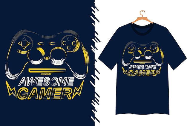 Illustration De Jeu Pour La Conception De T-shirt