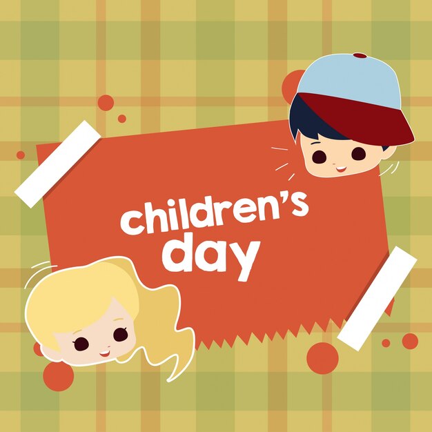 Illustration De La Journée Des Enfants Heureux