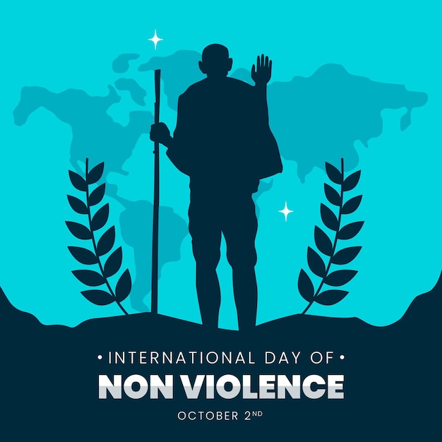 Illustration De La Journée Internationale De La Non-violence