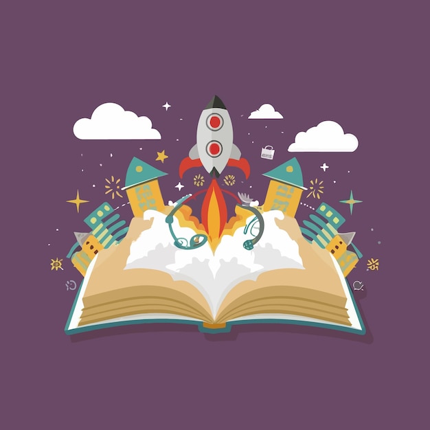 Illustration de la journée mondiale du livre