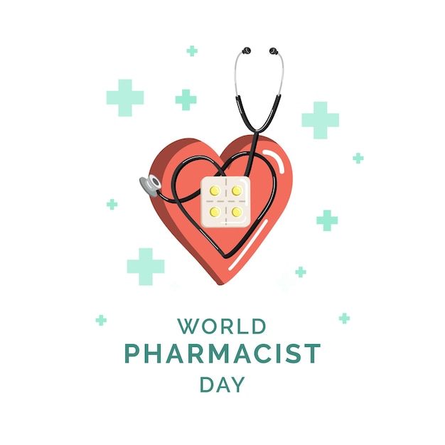 Illustration de la journée mondiale du pharmacien