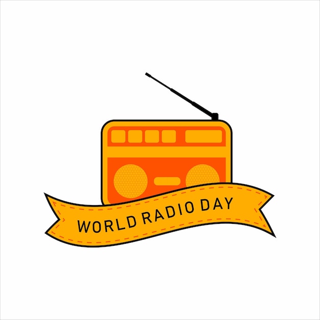 Illustration De La Journée Mondiale De La Radio