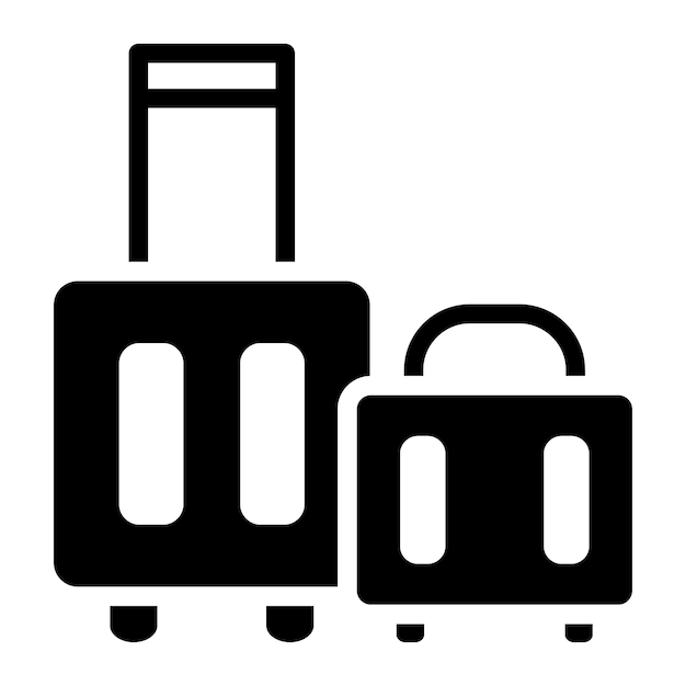 Illustration de la ligne de bagages