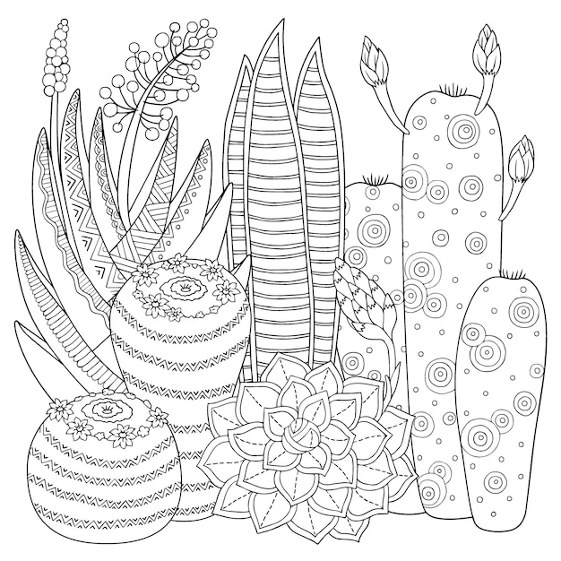 Illustration De Livre De Coloriage