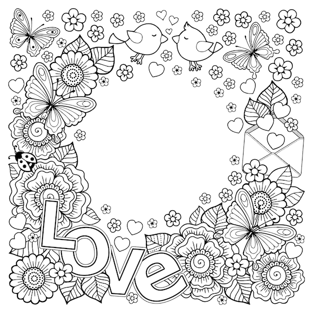 Illustration De Livre De Coloriage