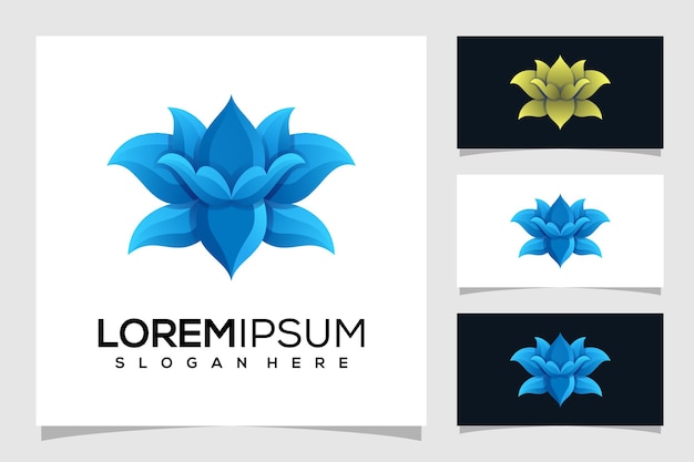 Illustration De Logo Abstrait Lotus