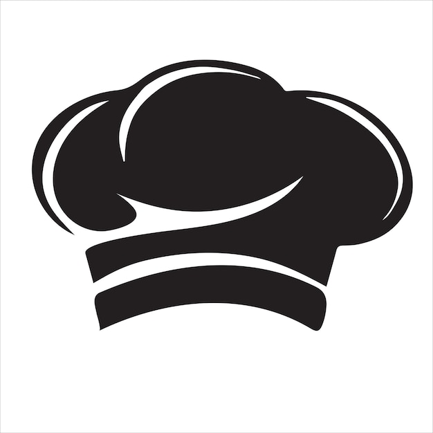 Vecteur illustration de logo de chapeau de chef