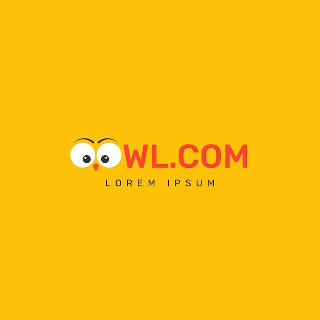 Illustration de logo de hibou