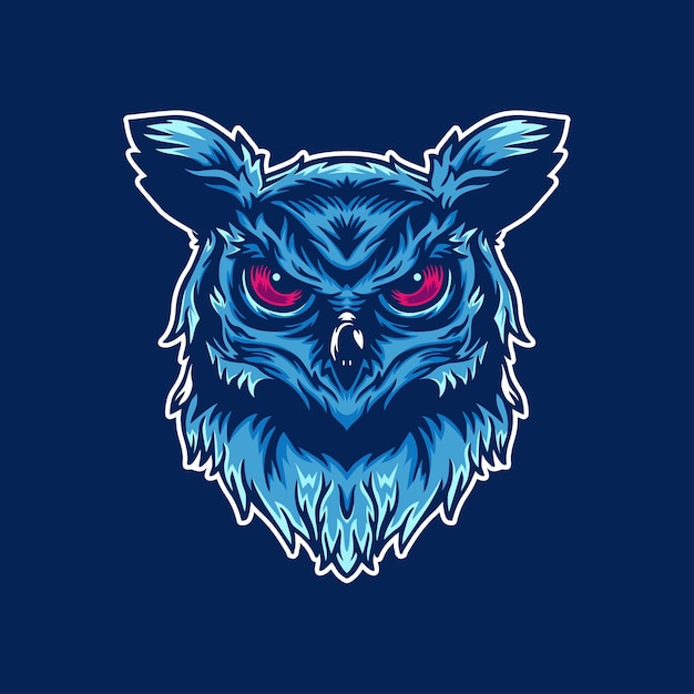 Illustration Logo Hibou