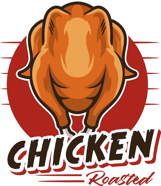 Illustration de logo de poulet avec vecteur de stock de qualité supérieure