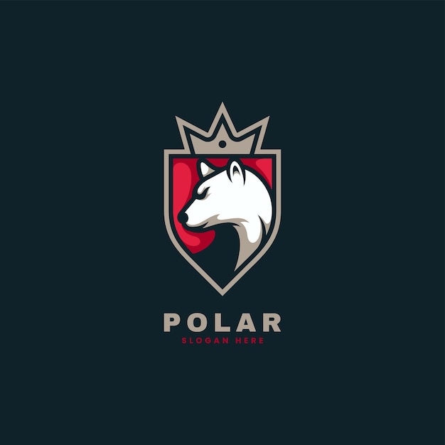 Illustration Logo Vectoriel Ours Polaire E Sport Un Style Sportif