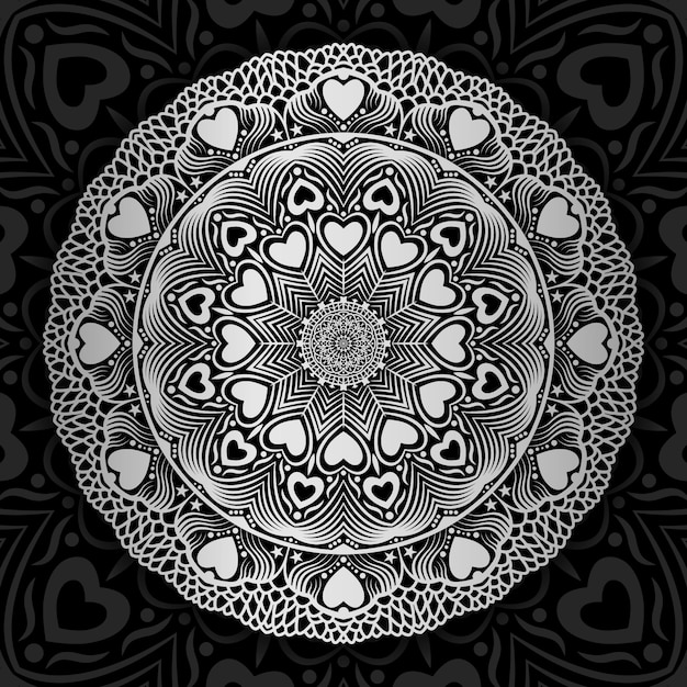 Illustration De Mandala De Luxe Créatif