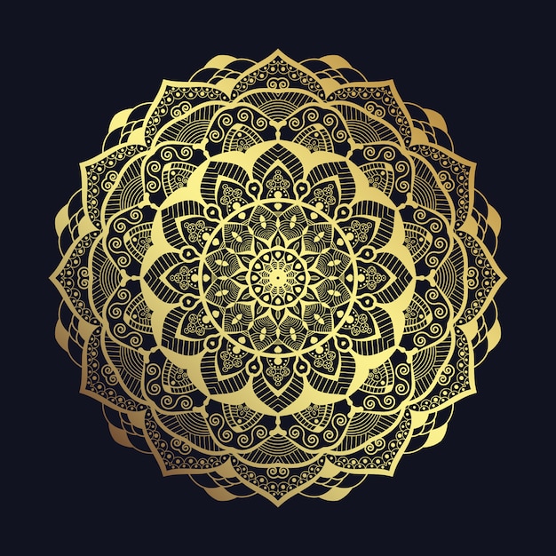 Vecteur illustration de mandala de luxe créatif