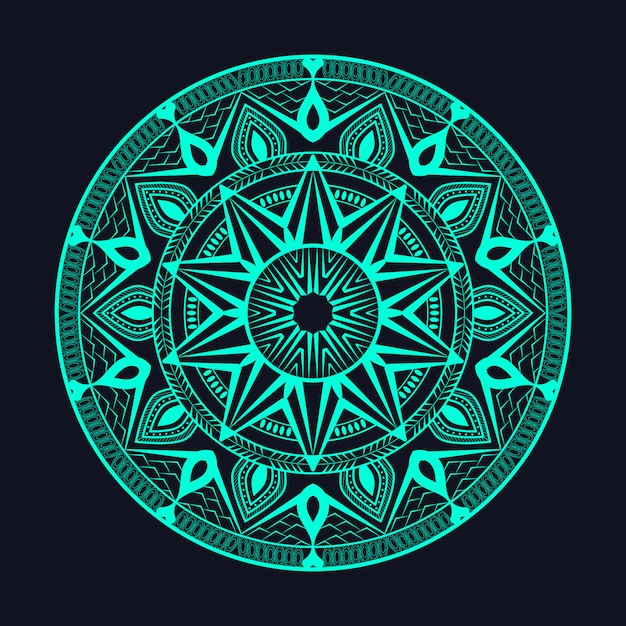 Illustration De Mandala De Luxe Créatif