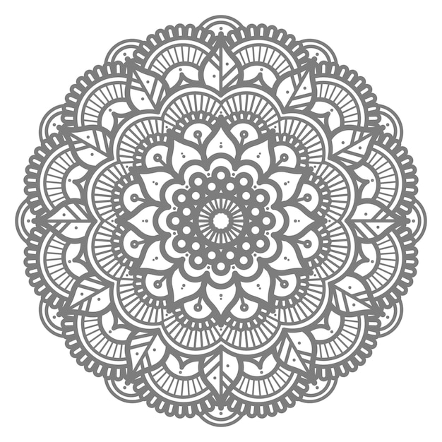 Illustration De Mandala Avec Style De Cercle Pour Fond Abstrait