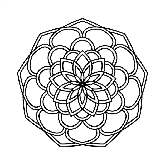 Illustration De Mandala