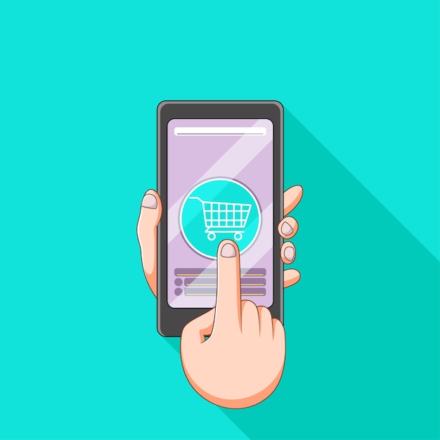 L'illustration de la marketplace one touch sur smartphone