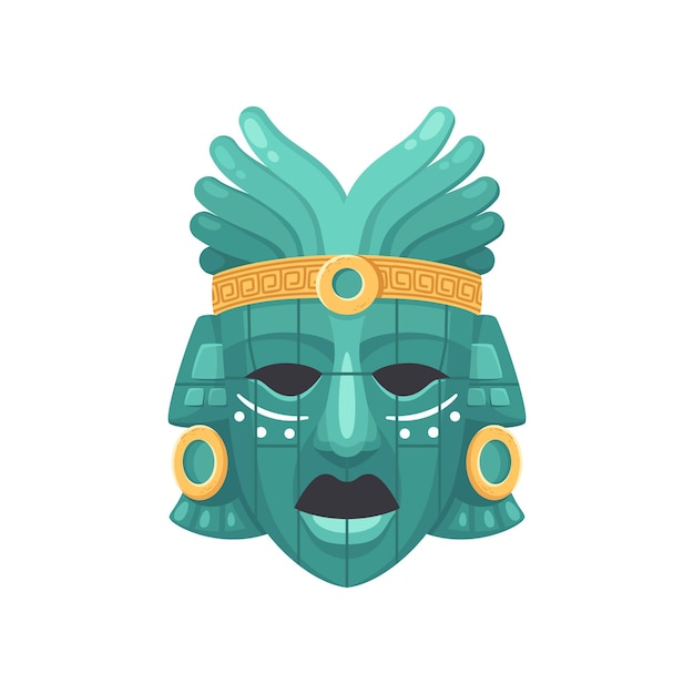 Illustration De Masque De Civilisation Maya