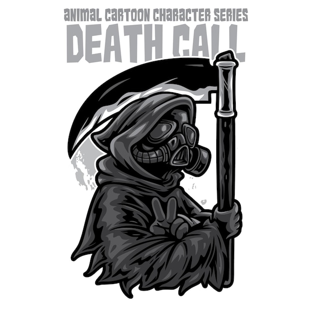 Illustration De Masque De Grim Reaper