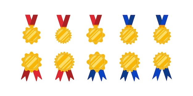 Vecteur illustration de la médaille du prix