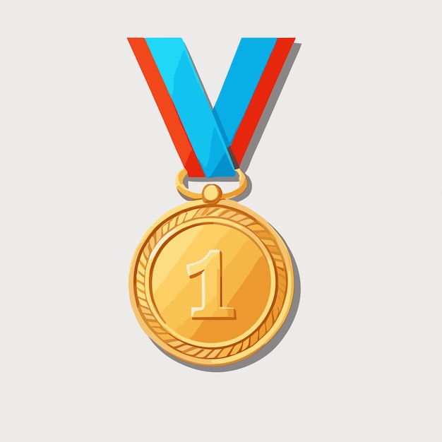 Illustration De La Médaille De La Première Place