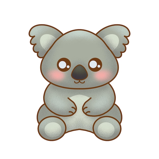 Une illustration mignonne du koala