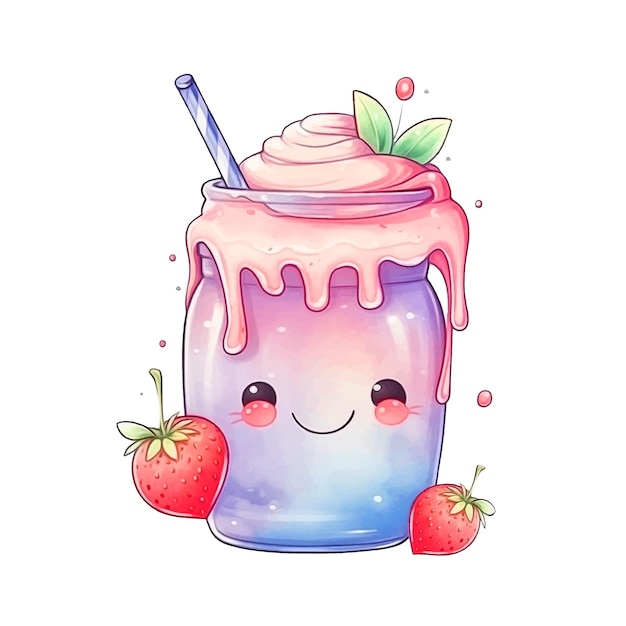 Illustration De Milkshake Mignon