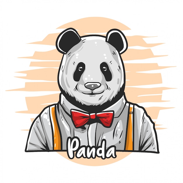 Illustration De Mode Panda