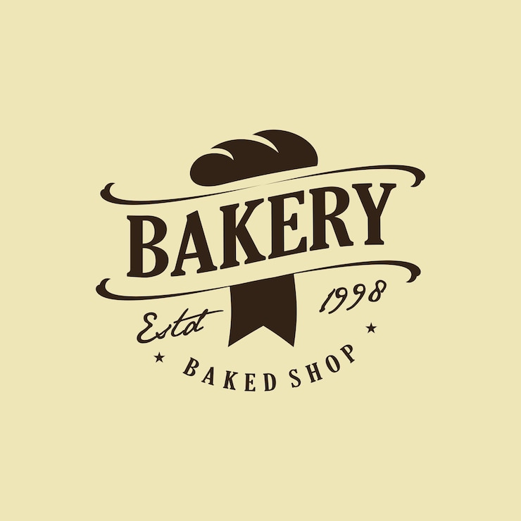 Vecteur illustration de modèle de boulangerie logo vintage