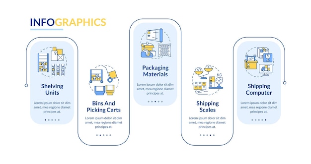 Illustration De Modèle Infographique De Magasin