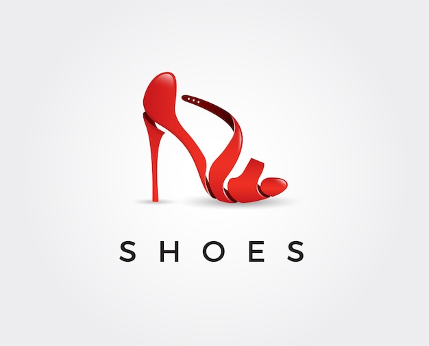 Illustration De Modèle De Logo De Chaussures Minimales