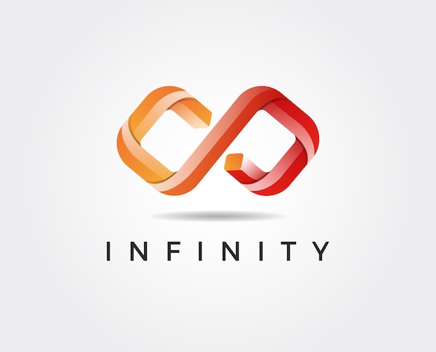 Illustration De Modèle De Logo Infini Minimal