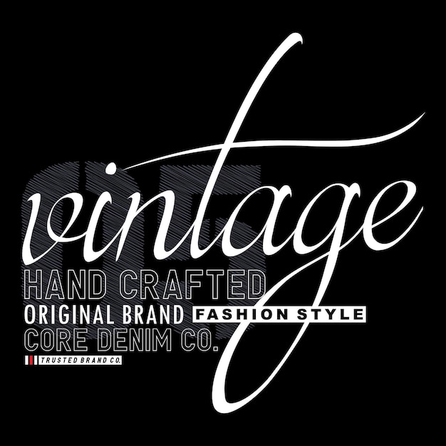 illustration de modèle vectoriel texte vintage lettrage icône logo design typographie