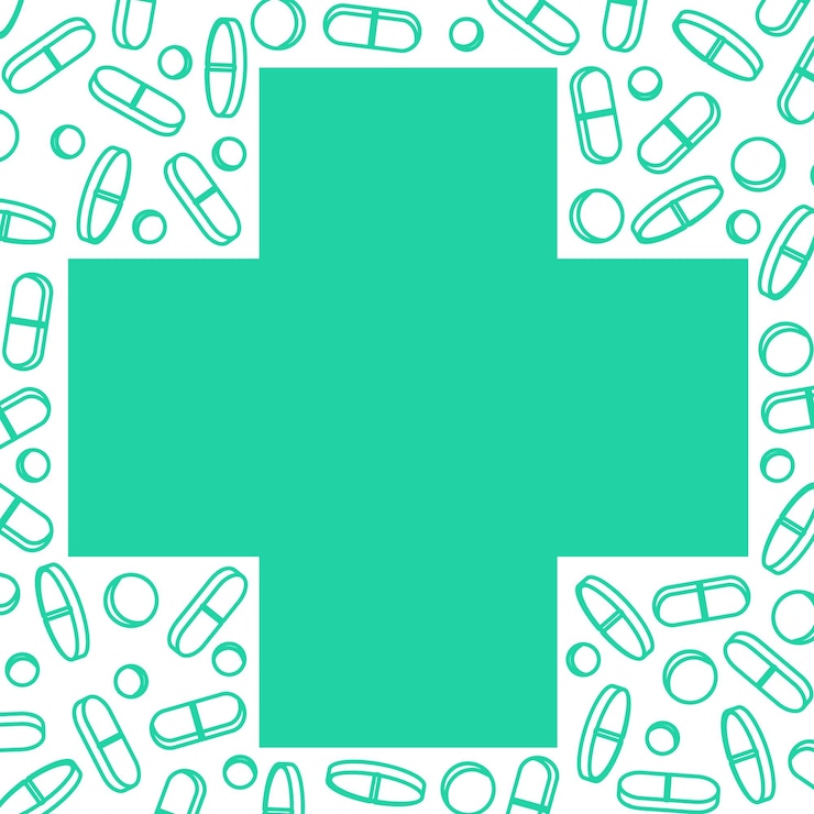 Vecteur illustration de motif de fond pour le thème médical