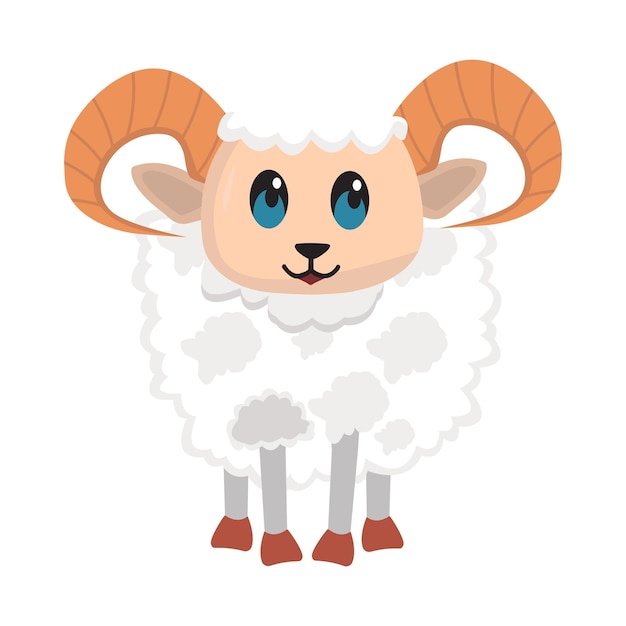 Vecteur illustration de moutons