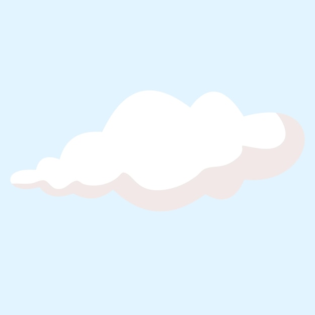 Vecteur illustration des nuages