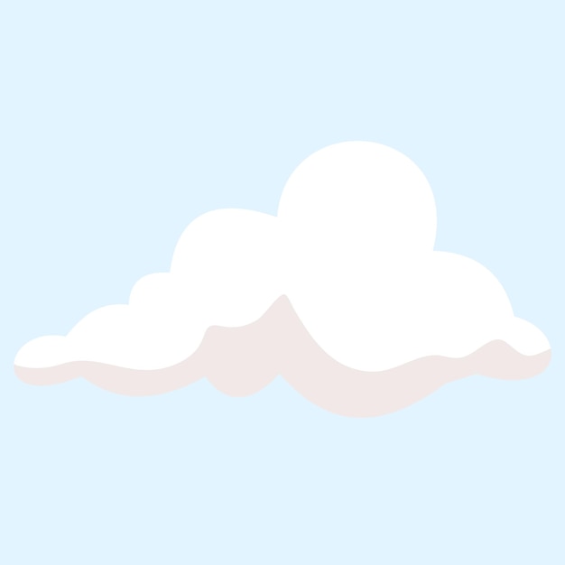 Vecteur illustration des nuages