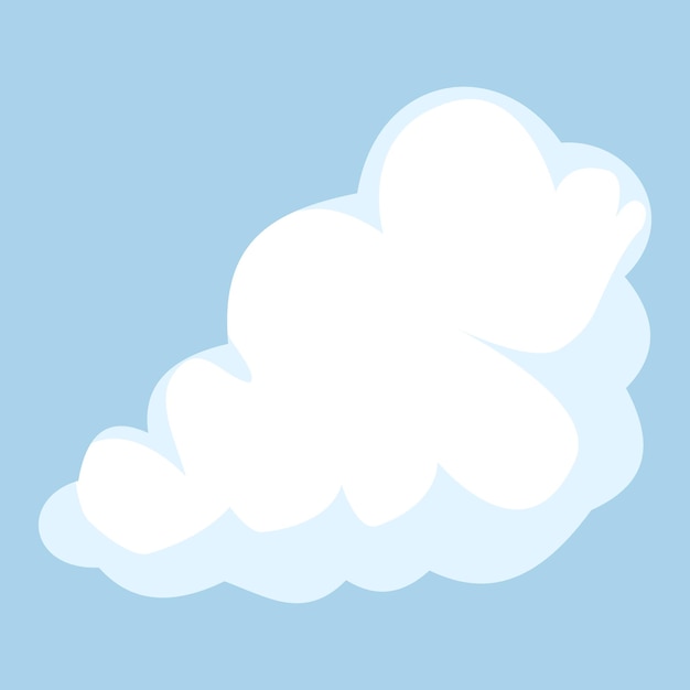 Vecteur illustration des nuages