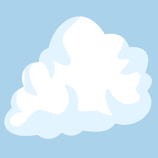 Vecteur illustration des nuages