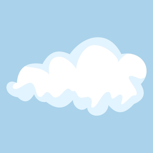 Vecteur illustration des nuages