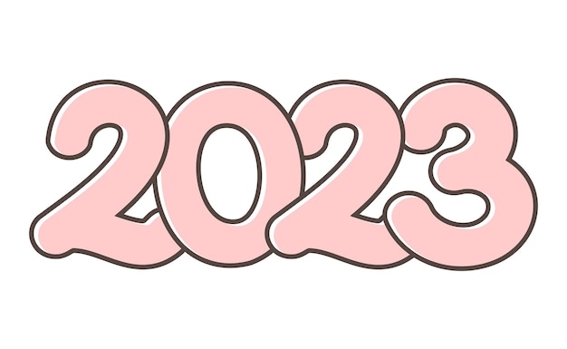 Une illustration numérotée pour commémorer 2023.