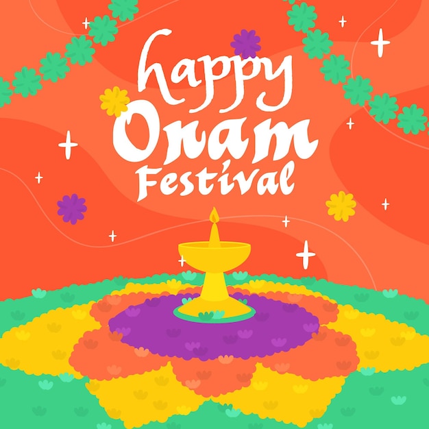 Illustration De Onam Coloré Heureux