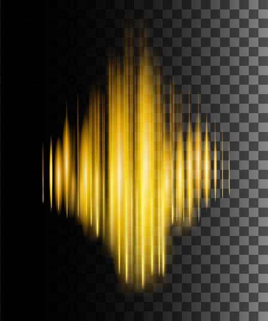 Illustration D'onde Sonore Effet Abstrait