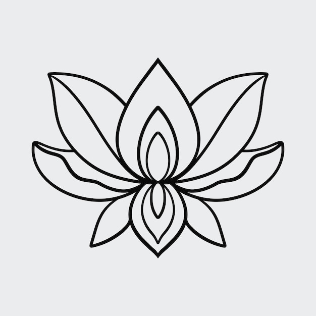 Illustration D'ornement De Tatouage De Fleur