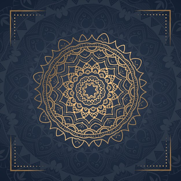 Illustration Ornementale De Luxe Mandala Ornement