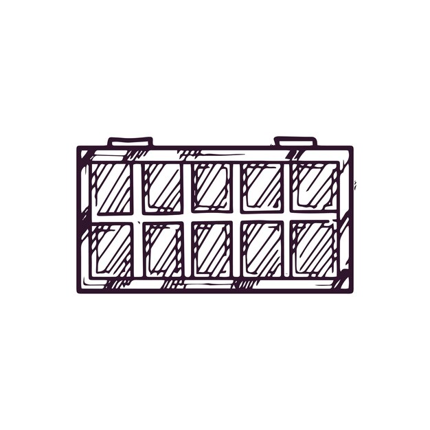 Illustration de la palette d'ombrage à la main pour un salon de beauté, un magasin de cosmétiques et une conception de maquillage