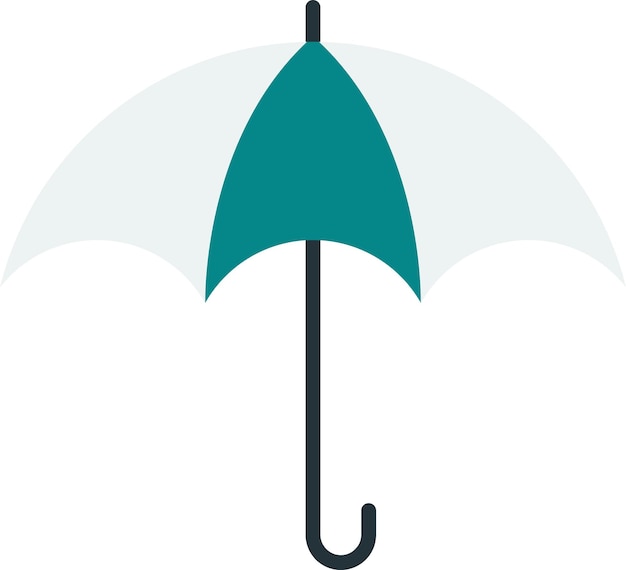 Illustration de parapluie dans un style minimaliste
