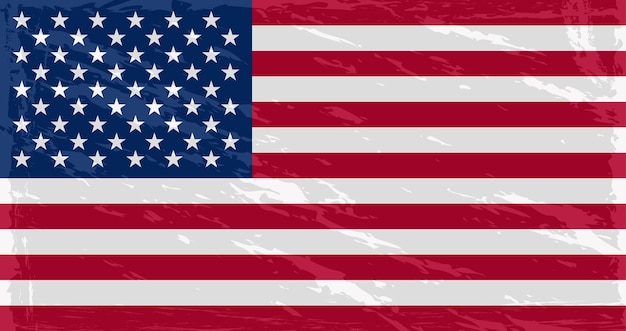 Illustration de pays des États-Unis d'AmériqueEffet grunge