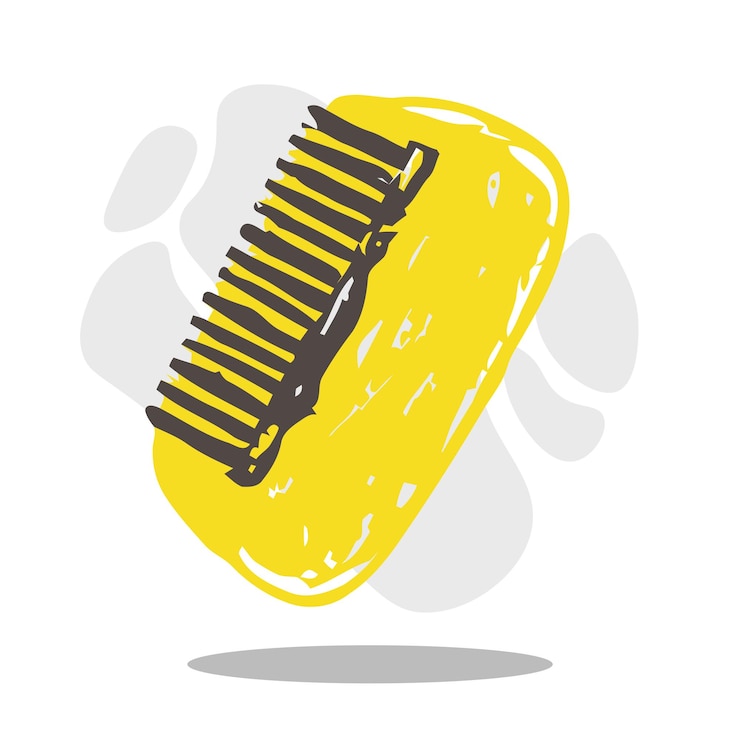 Vecteur illustration de peigne à cheveux