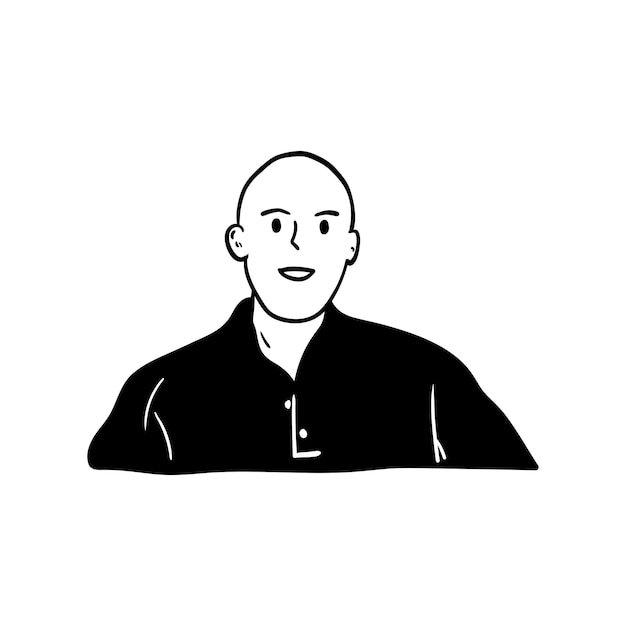 Illustration De Personnage D'avatar De Personnes Avec Un Design Minimaliste